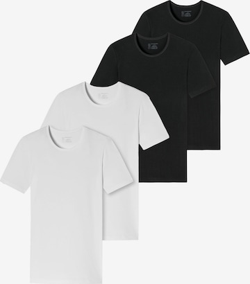 SCHIESSER T-Shirt in Schwarz: Vorderseite