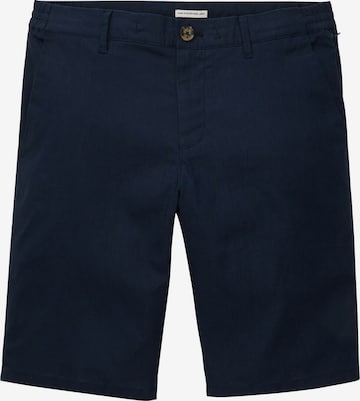 Regular Pantalon chino TOM TAILOR en bleu : devant