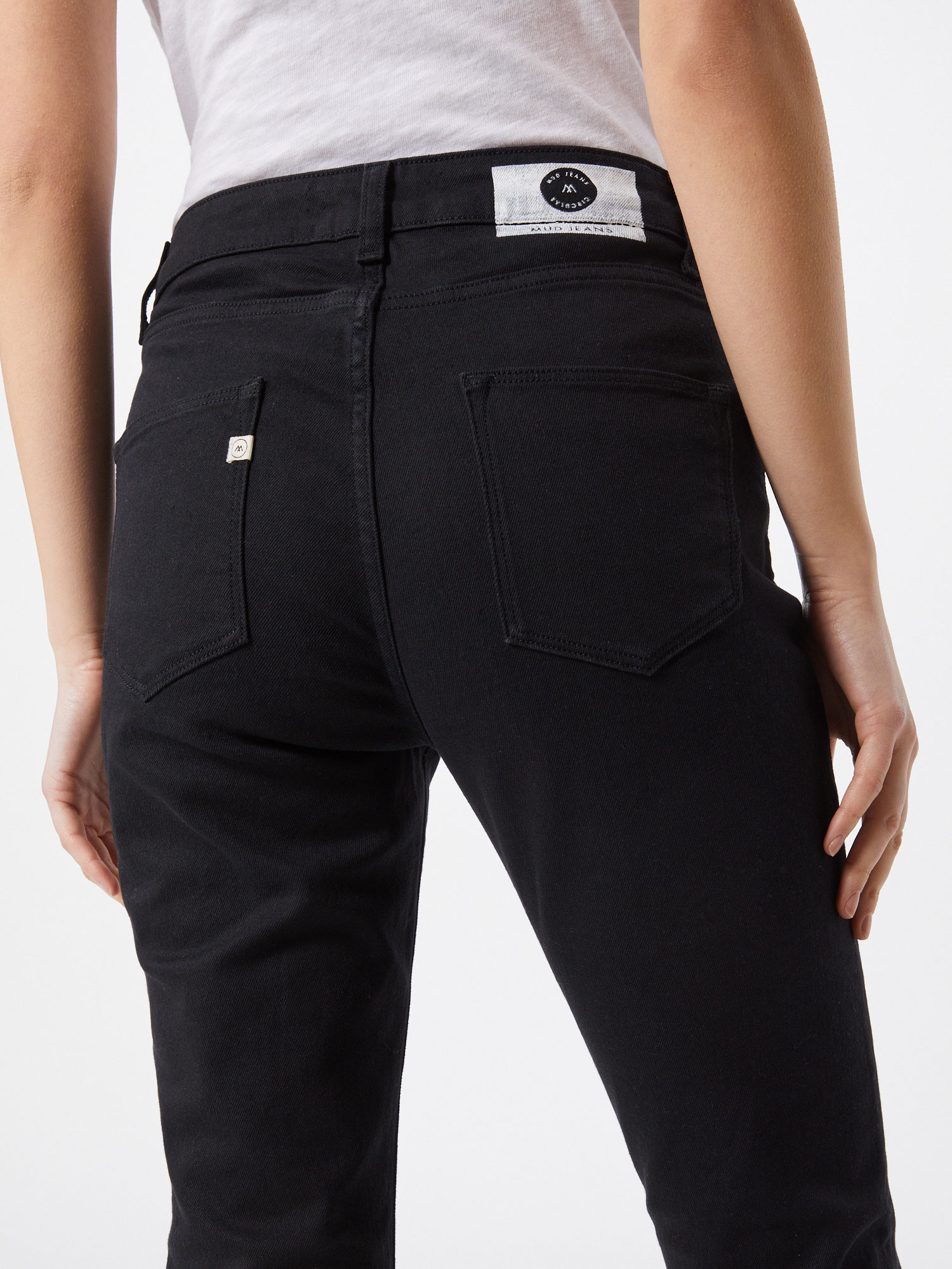 Bardziej zrównoważony Kobiety MUD Jeans Jeansy Hazen w kolorze Czarnym 