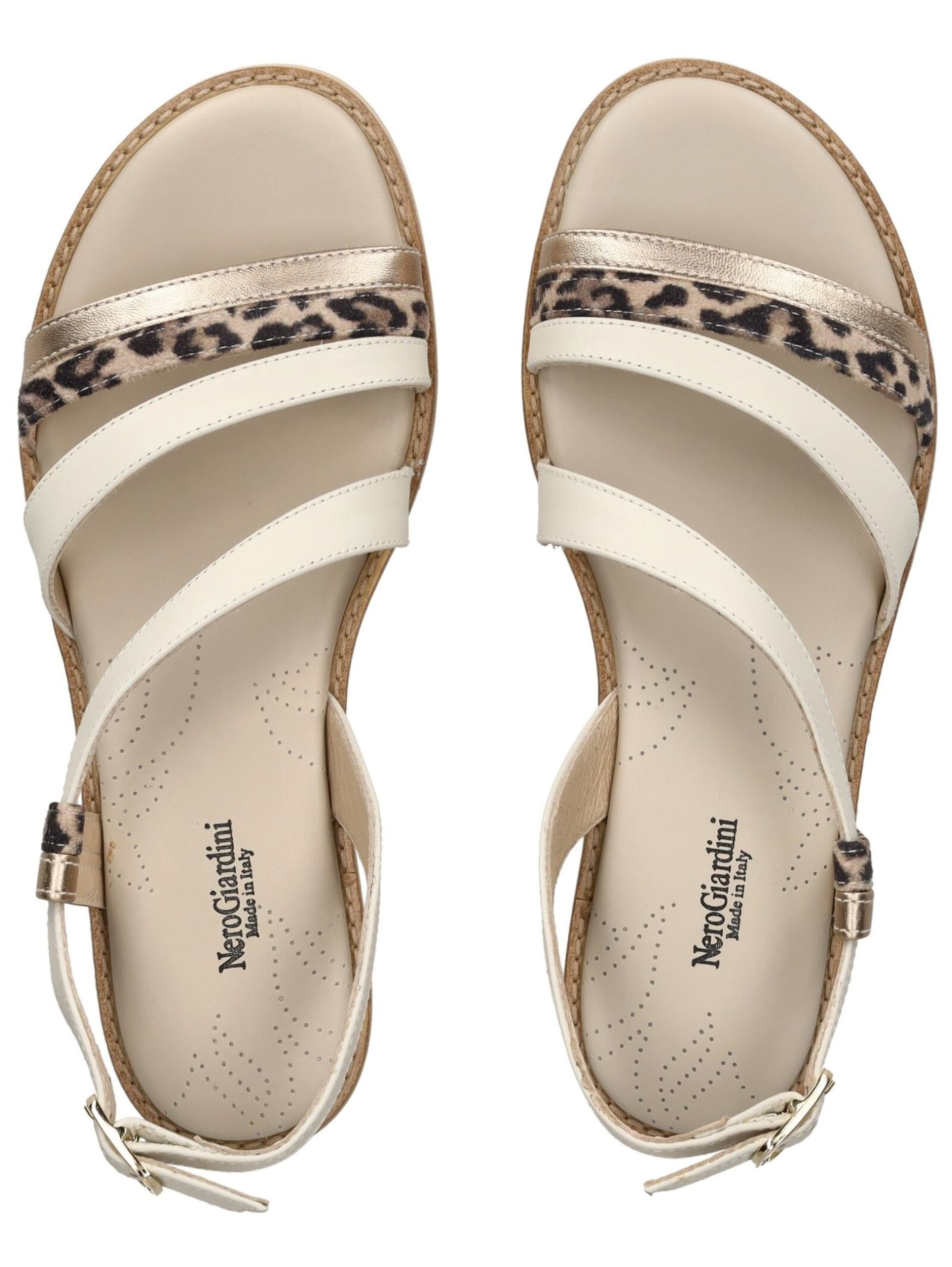 Sandalo con cinturino di Nero Giardini in bianco