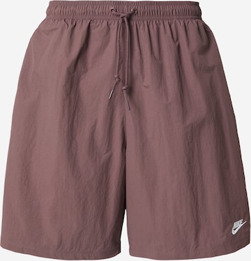 Nike Sportswear - Calças 'CLUB' em vermelho: frente