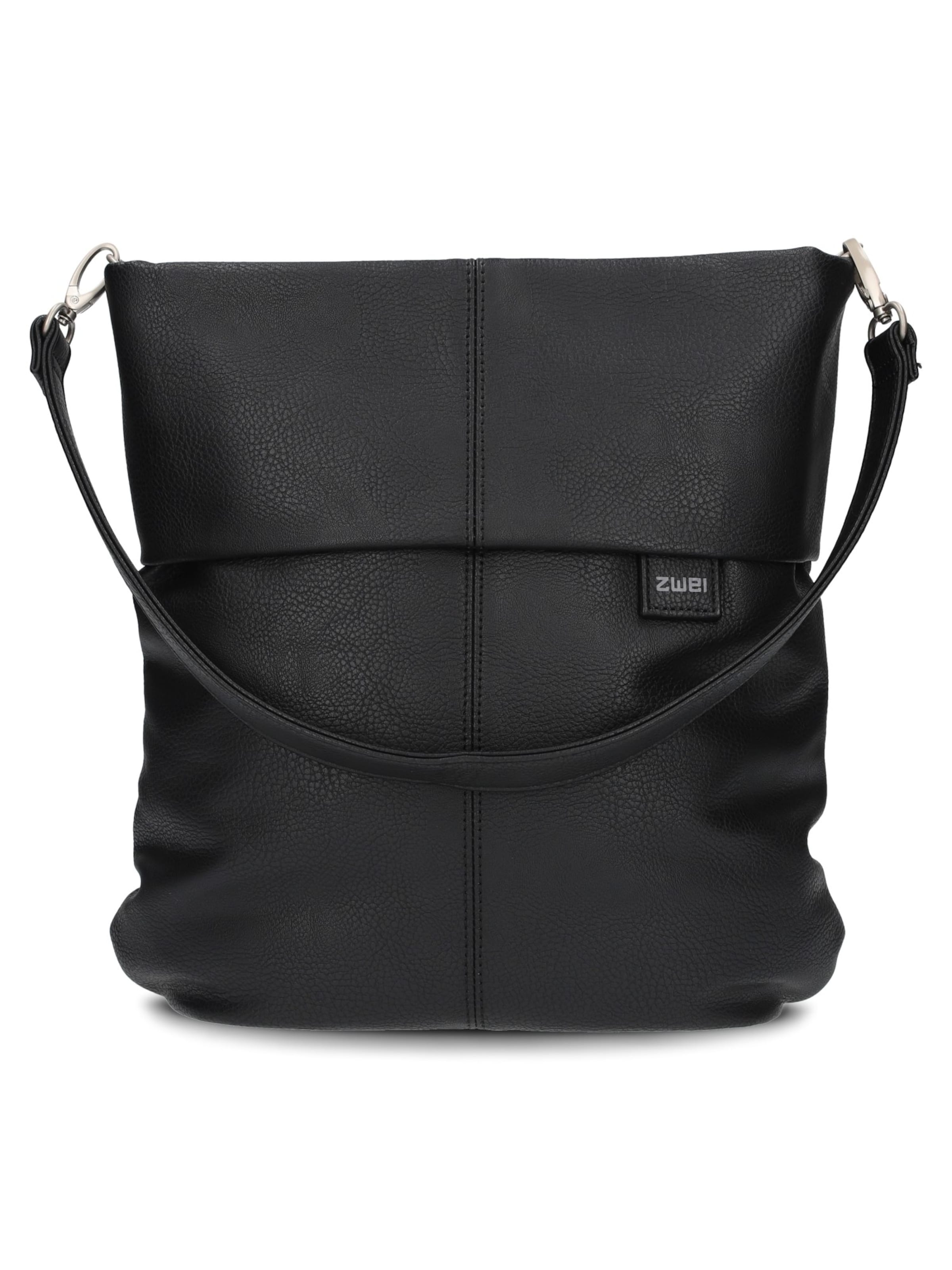 ZWEI - Bolso de hombro 'MADEMOISELLE.M M12' en negro