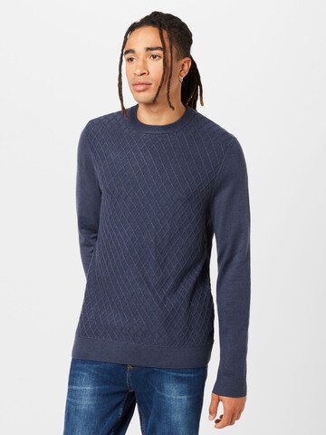 BURTON MENSWEAR LONDON Sweater in Blue: front