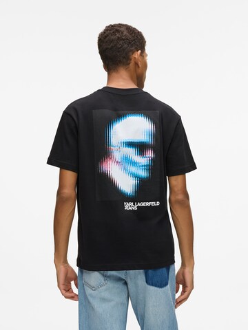 KARL LAGERFELD JEANS Тениска в черно
