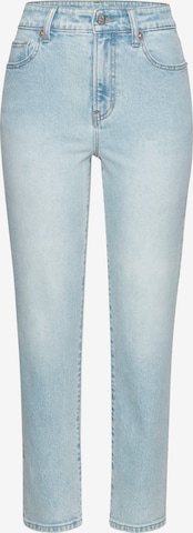 LASCANA Regular Jeans in Blauw: voorkant
