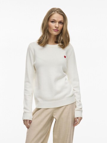 Pull-over 'VIRil' VILA en blanc : devant