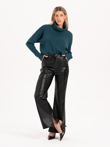 évasé Pantalon MYLAVIE by Sarah Harrison en noir