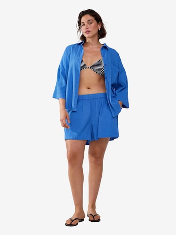 Lindex Loosefit Housut 'Amina' värissä sininen: etupuoli