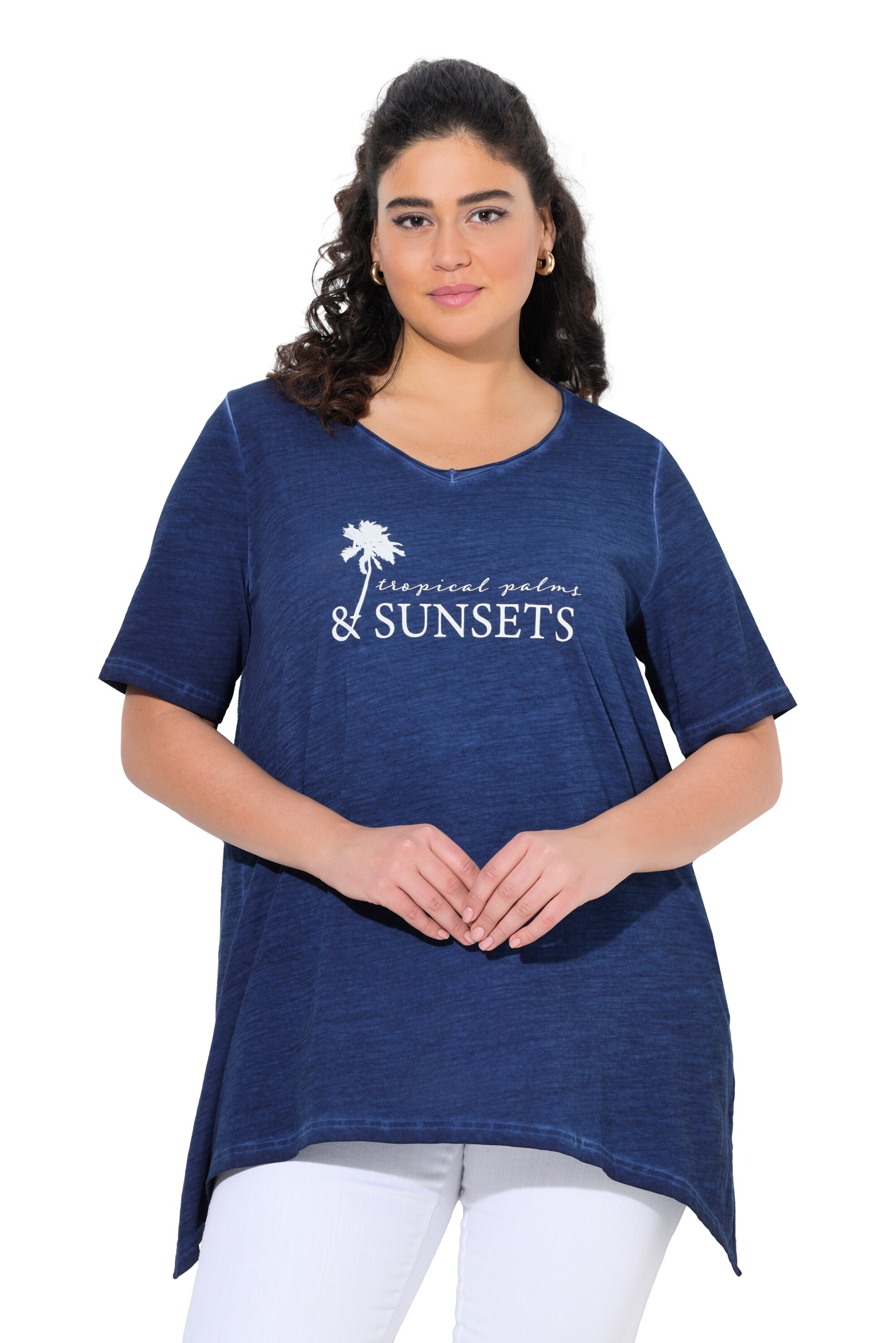 Ulla Popken Shirt in Blue: front