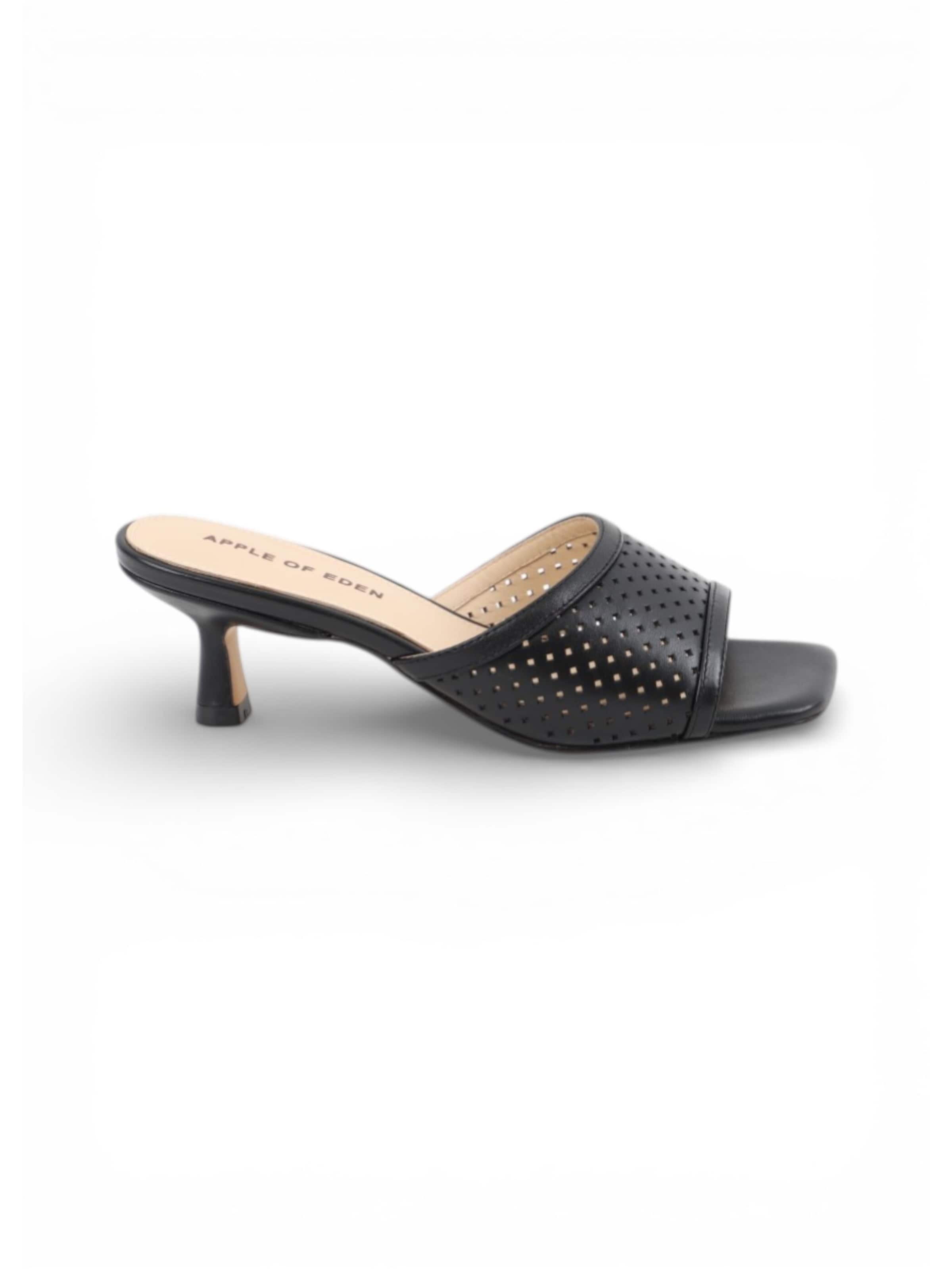 Apple of Eden Mules 'HOLLEY' in Black: front