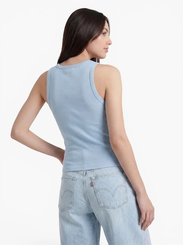 PIECES Top 'PCMAY' in Blue