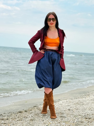 IUnique Skirt 'Pirate' in Blue: front