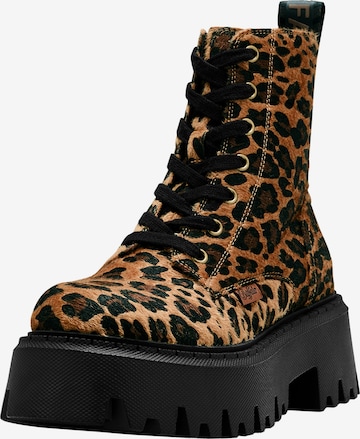 BUFFALO Botki 'Aspen Lace Up Mid' w kolorze mieszane kolory: przód