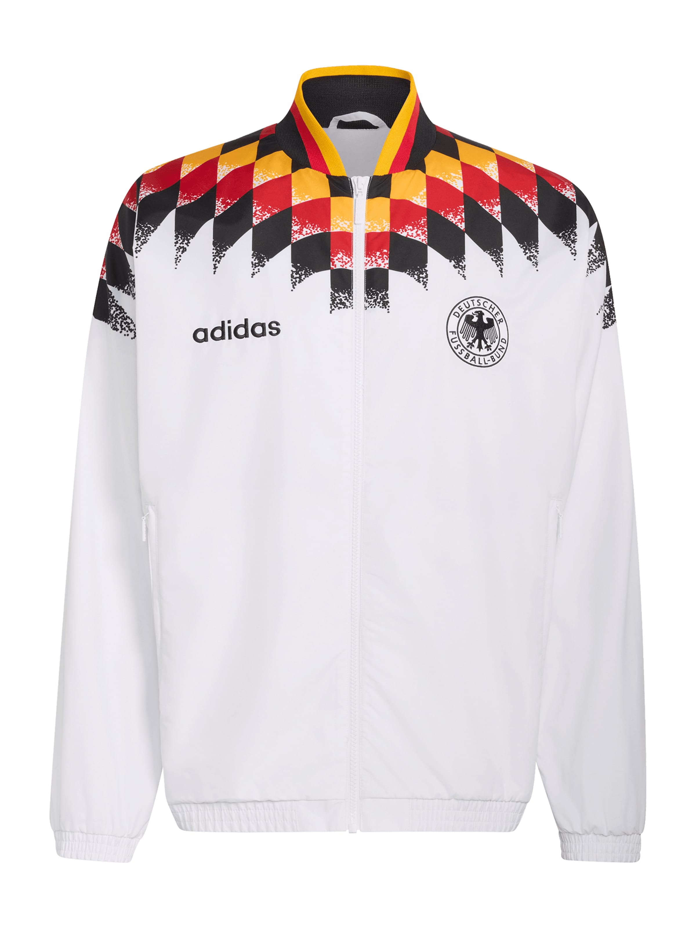 ADIDAS PERFORMANCE Athletic Jacket in White: front