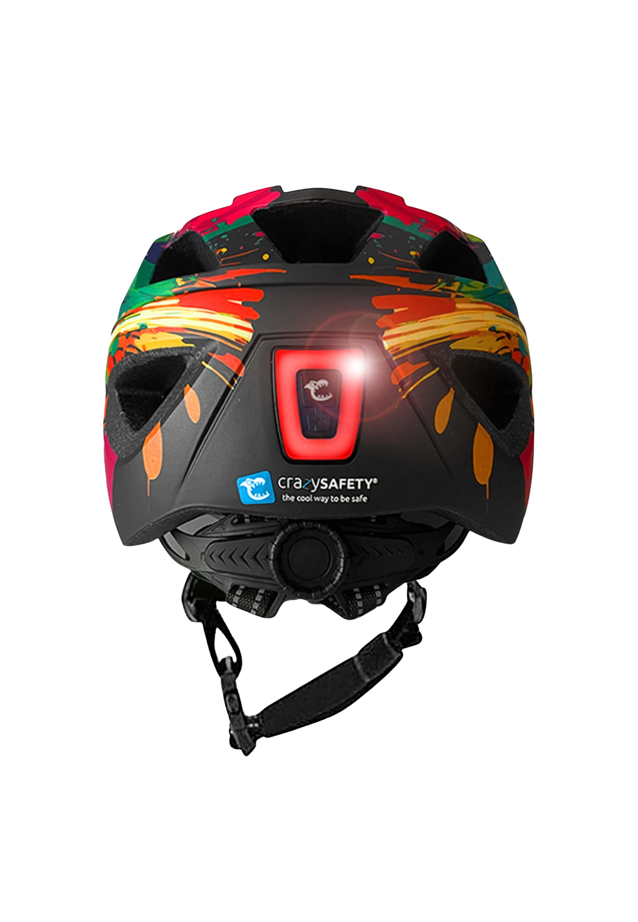 Crazy Safety Fahrradhelm in Schwarz