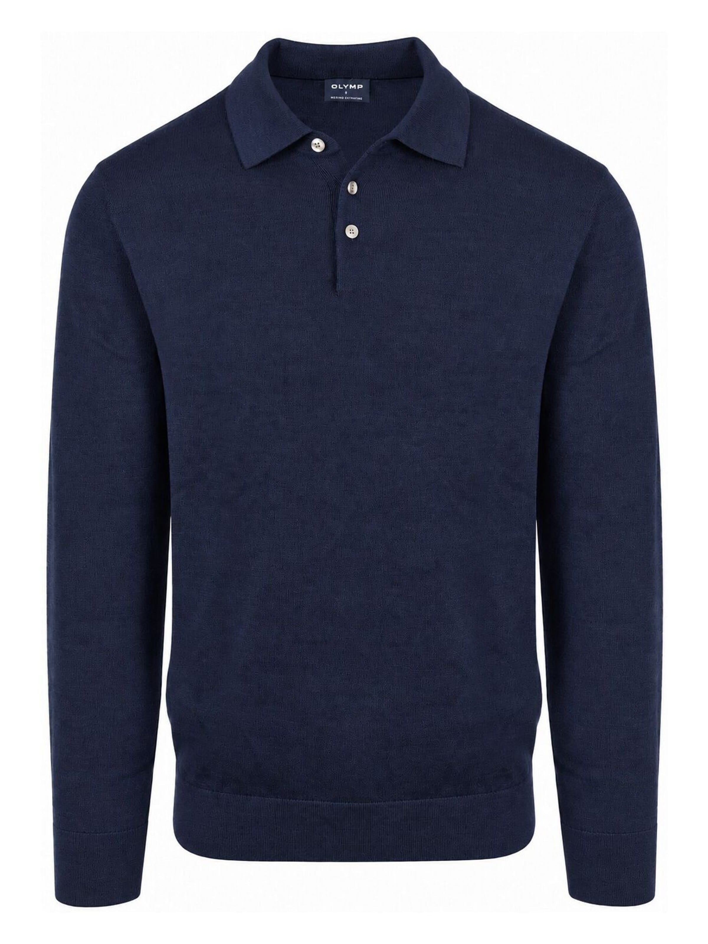 OLYMP Shirt in Blauw: voorkant