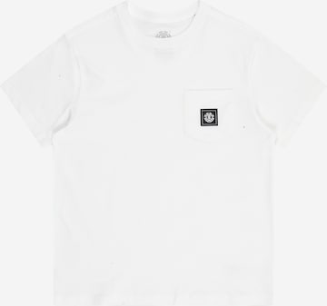 ELEMENT Функциональная футболка 'ICON LABEL' в Белый: спереди