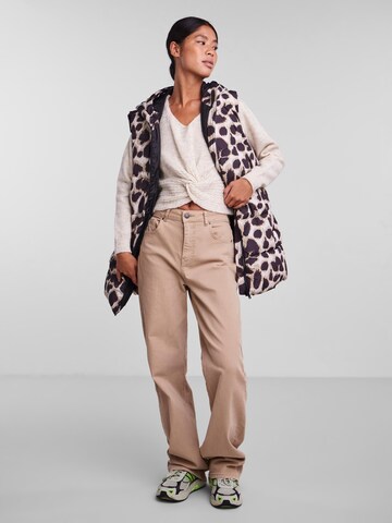 Gilet 'Bee' di PIECES in beige