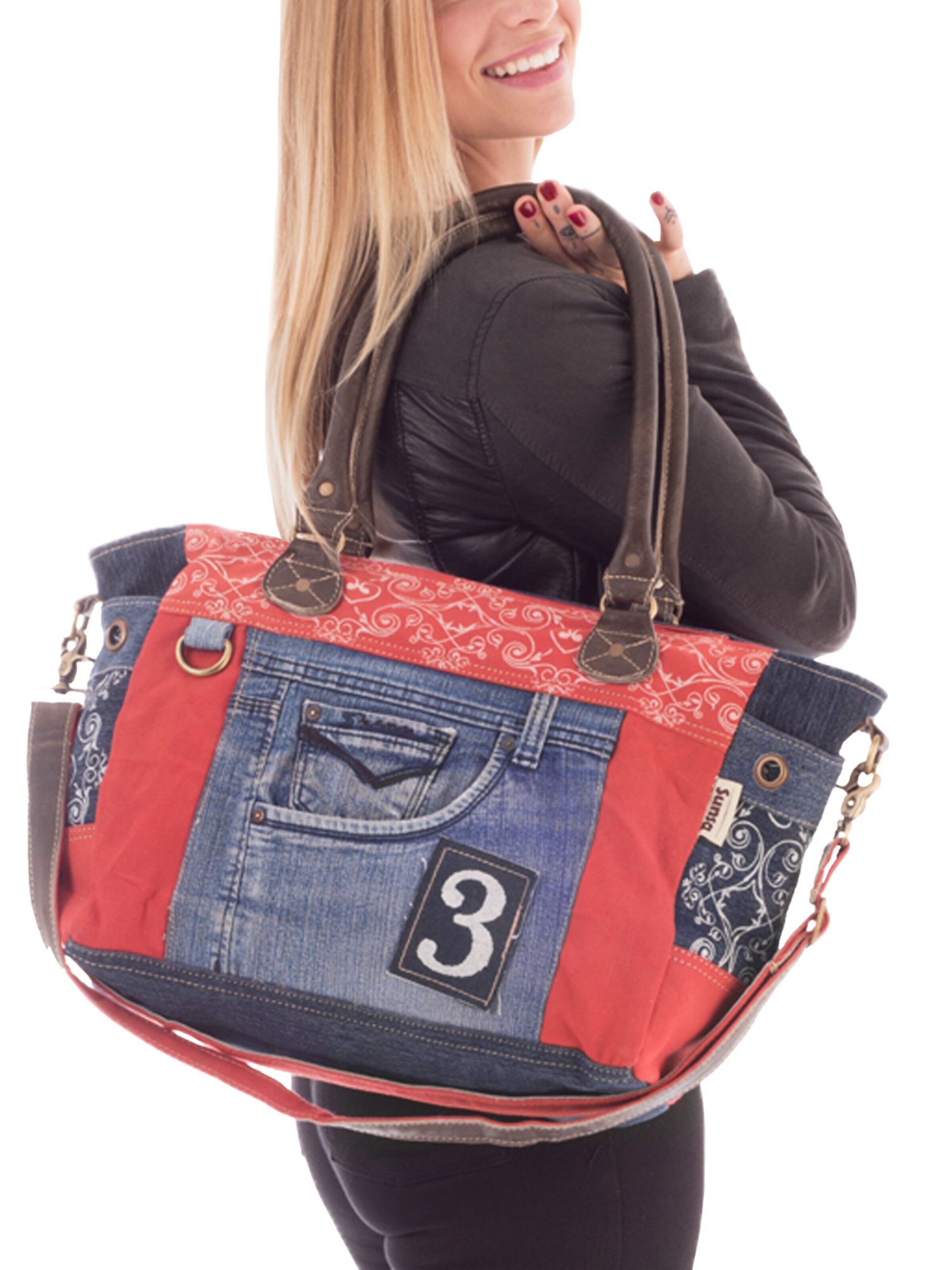 Sunsa Handtasche 'Sunsa'‌‌ in Rot