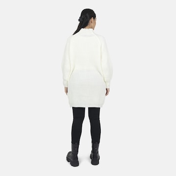 Robes en maille Elara en blanc