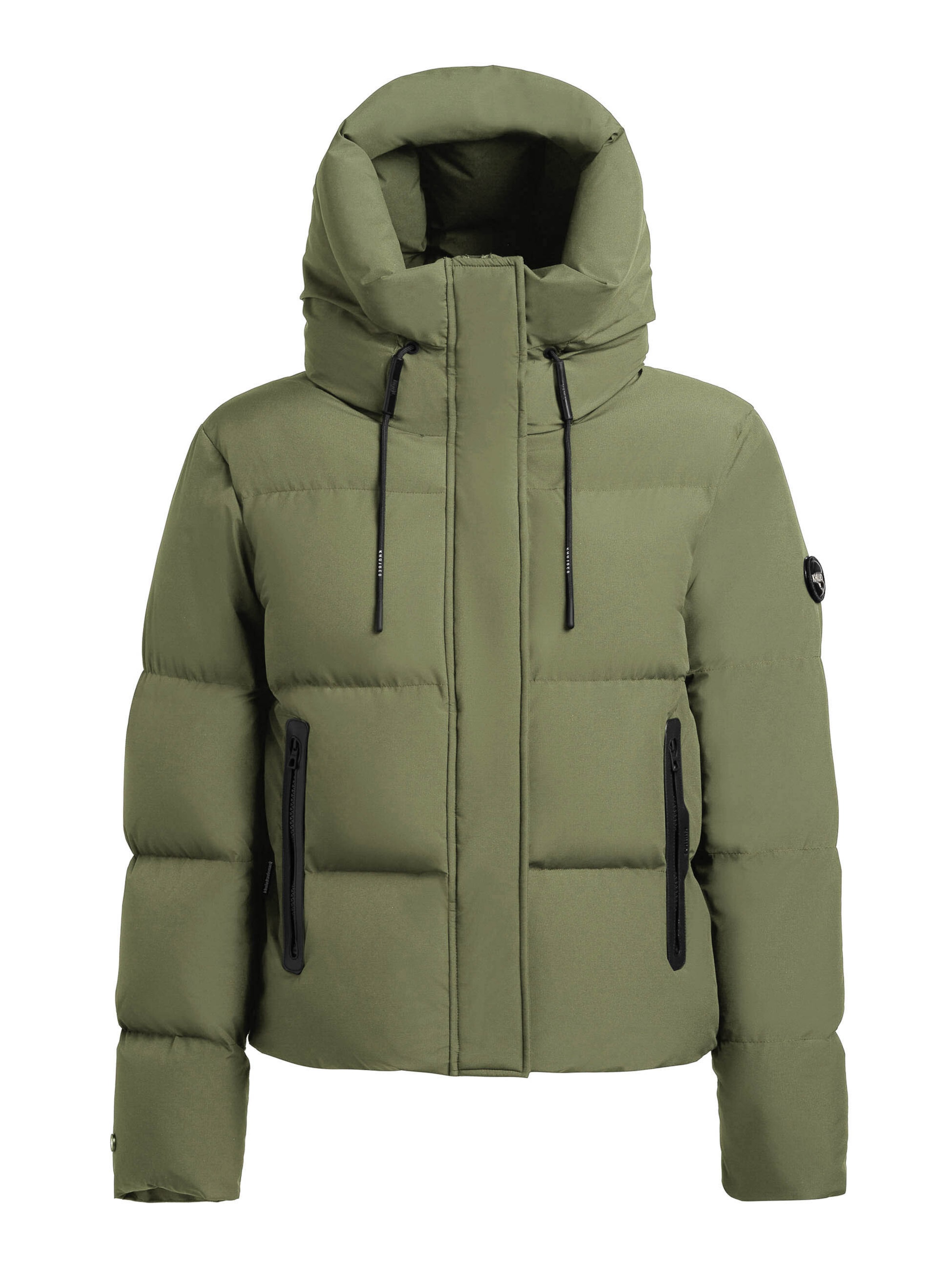 Giacca invernale 'Enits Matt' di khujo in verde: frontale