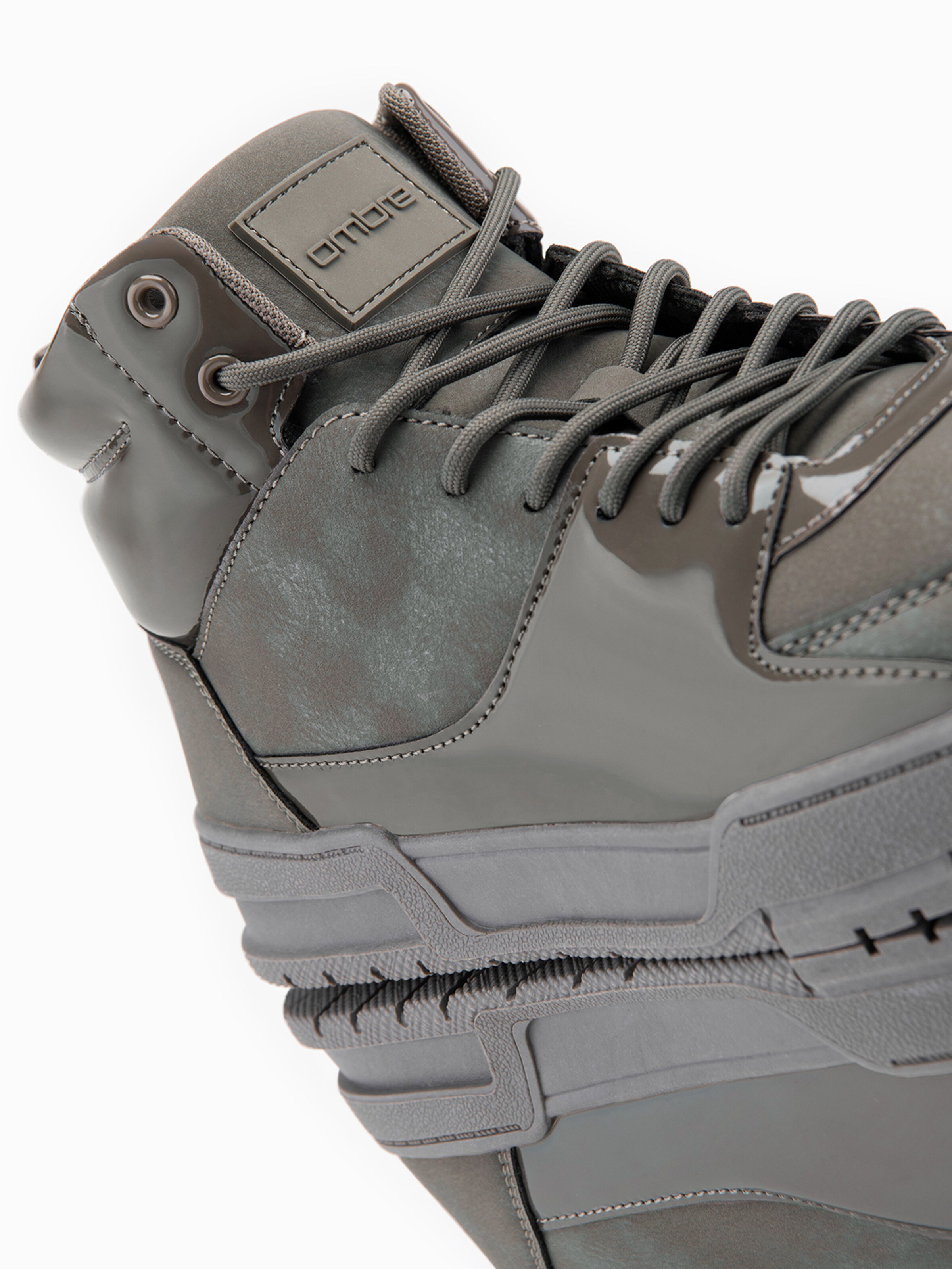 Ombre Sneakers hoog in Grijs