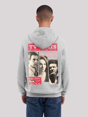 Sweat-shirt 'TV Times The Avengers 1961 Cover' F4NT4STIC en gris : devant