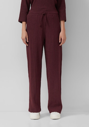 Wide Leg Pantalon s.Oliver en rouge