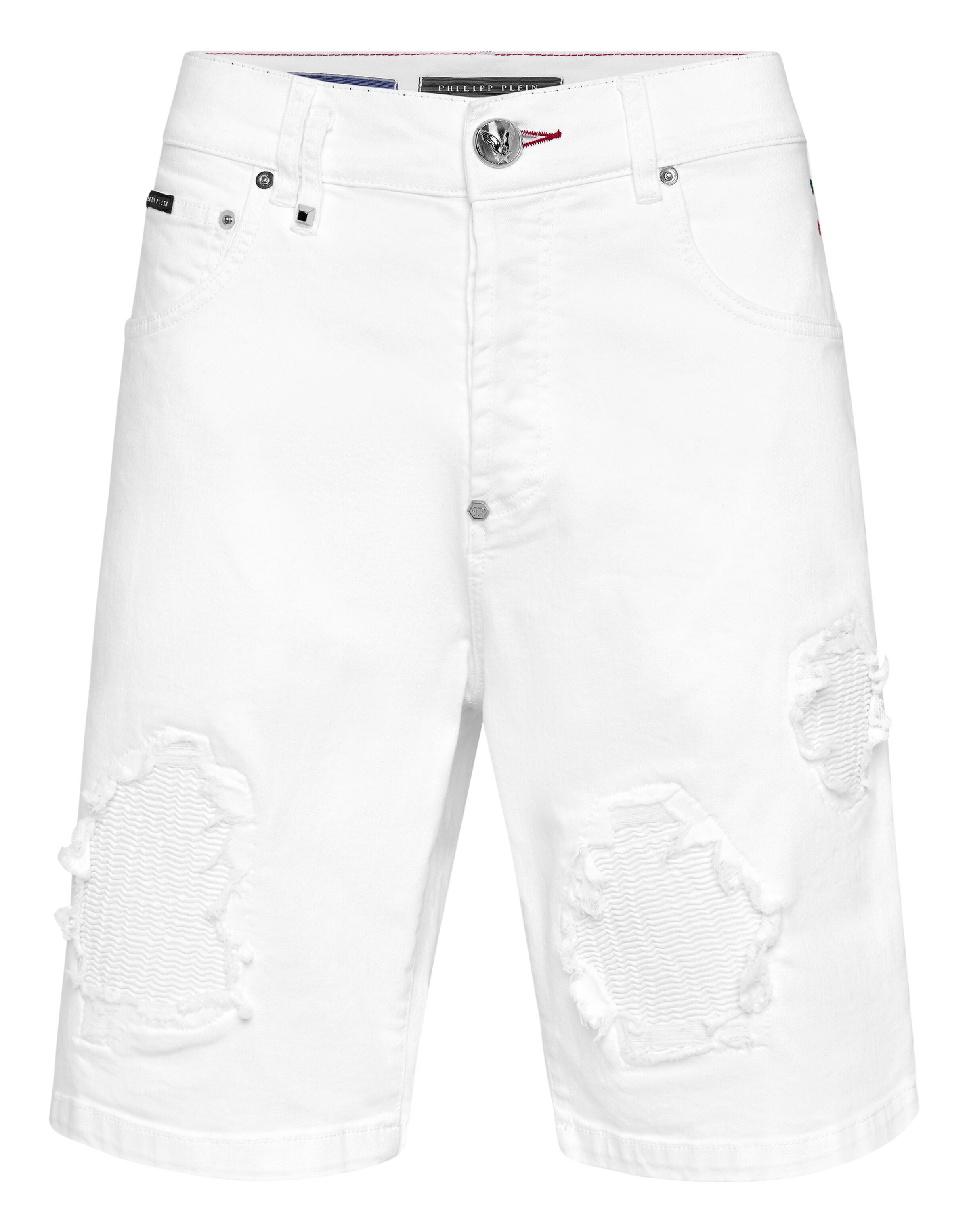 Philipp Plein Vaquero en 24 en blanco, Vista del producto