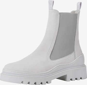 TAMARIS Chelsea Boots in White: front