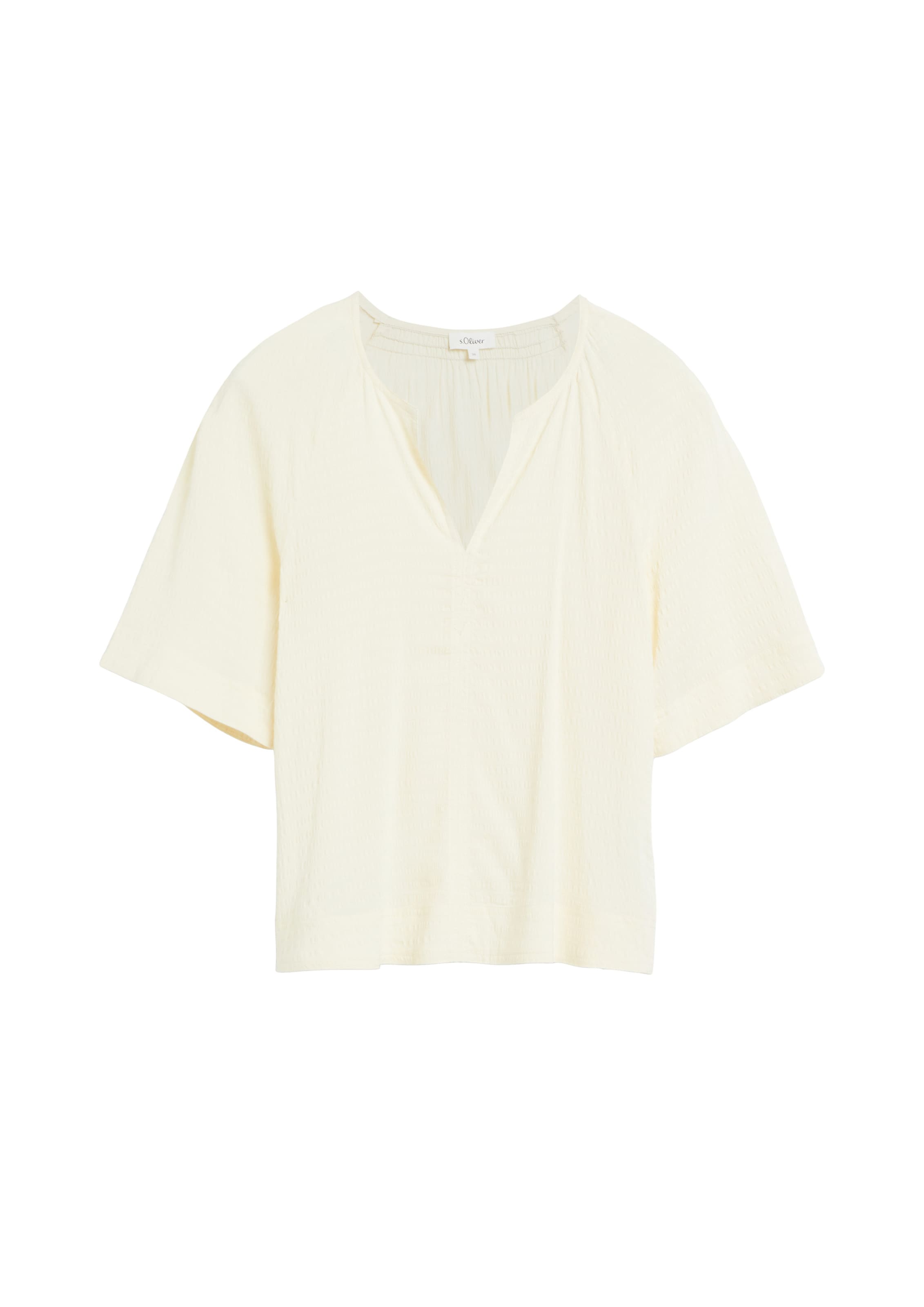 s.Oliver Bluse in Beige: Vorderseite