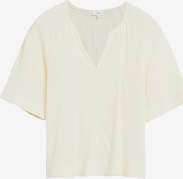 s.Oliver Bluse in Beige: Vorderseite