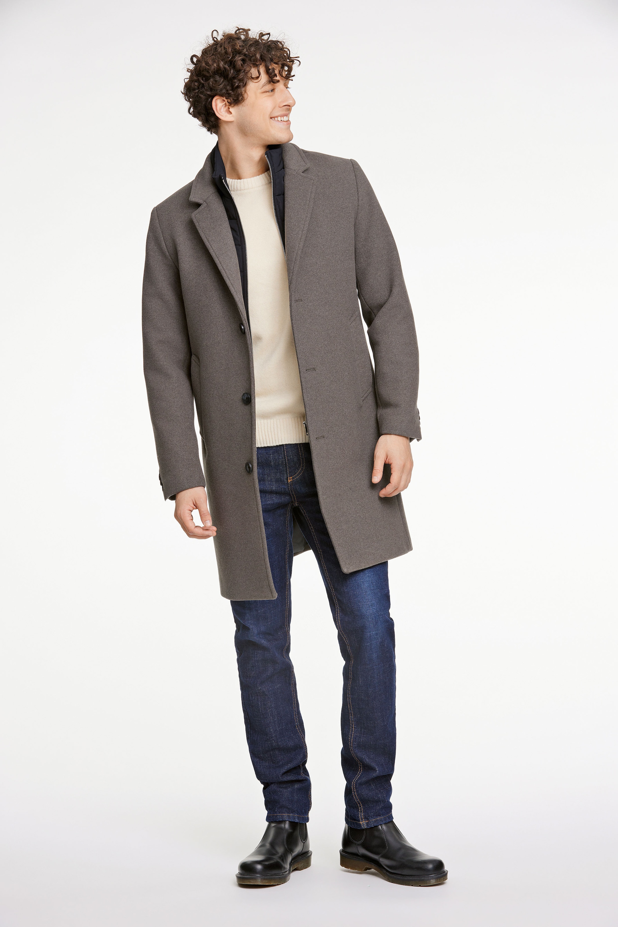Lindbergh Between Seasons Coat in Grey ABOUT YOU