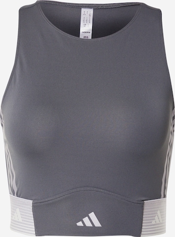 ADIDAS PERFORMANCE Sports top 'Hyperglam' in Grey: front