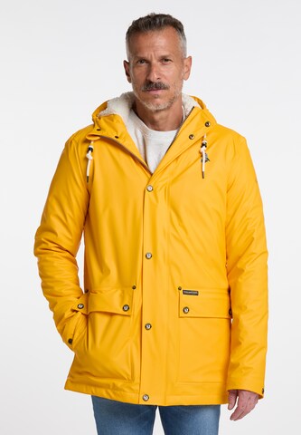 Schmuddelwedda Between-season jacket in Yellow: front