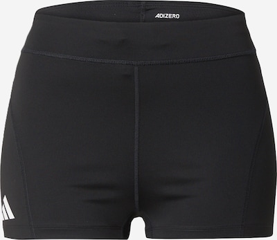ADIDAS PERFORMANCE Sportshorts 'ADIZERO' in schwarz / weiß, Produktansicht