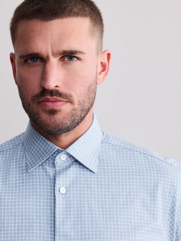 Next Slim fit Button Up Shirt in Blue