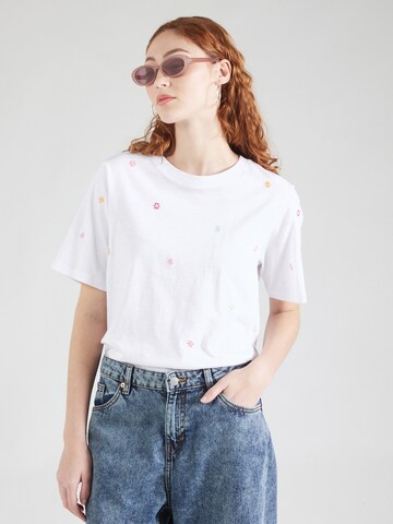 NÜMPH - Camisa 'ILAR' em branco: frente