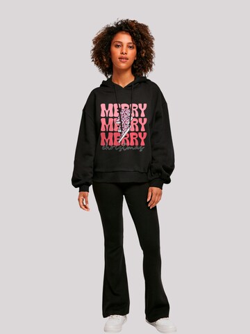 Sweat-shirt 'Merry Christmas' F4NT4STIC en noir