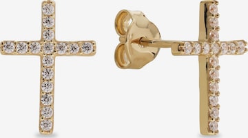 CHRIST Earrings in Gold: front