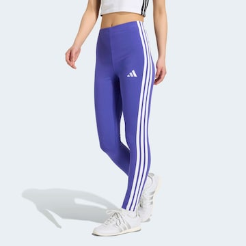 purpurinė ADIDAS SPORTSWEAR Siauras Sportinės kelnės 'Essentials': priekis