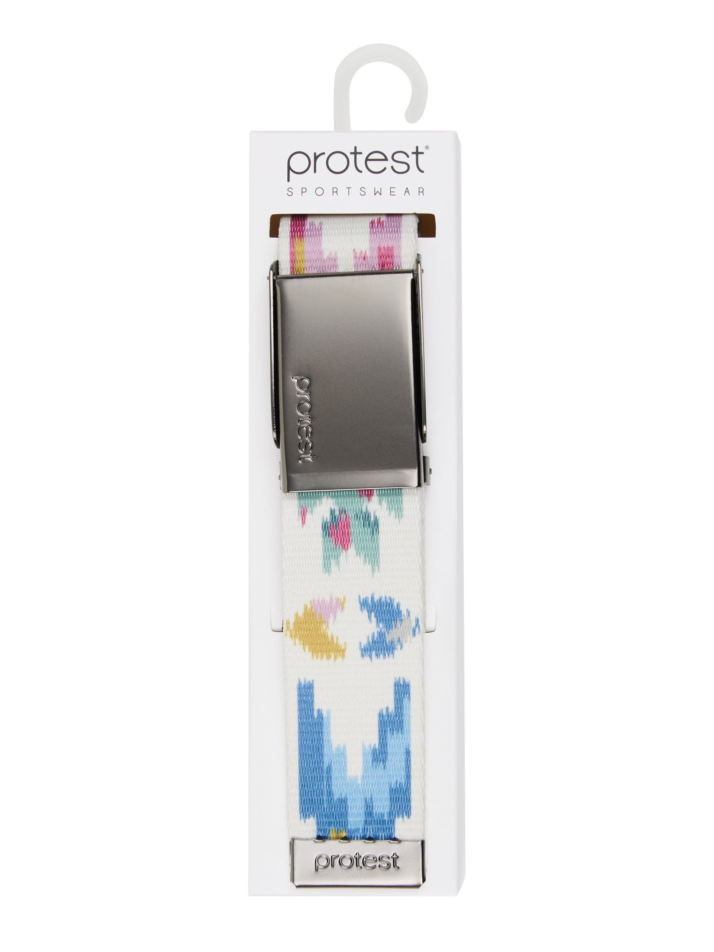 PROTEST Sportgürtel 'PRTMETAL'‌‌‌‌‌‌‌‌‌‌ in Weiß: Vorderseite