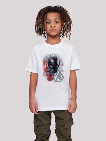 F4NT4STIC Shirt 'Marvel' in Wit: voorkant