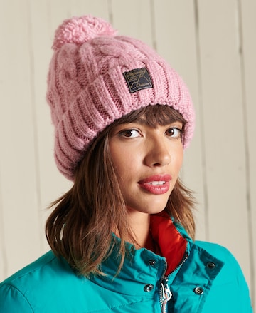 Superdry Beanie in Pink