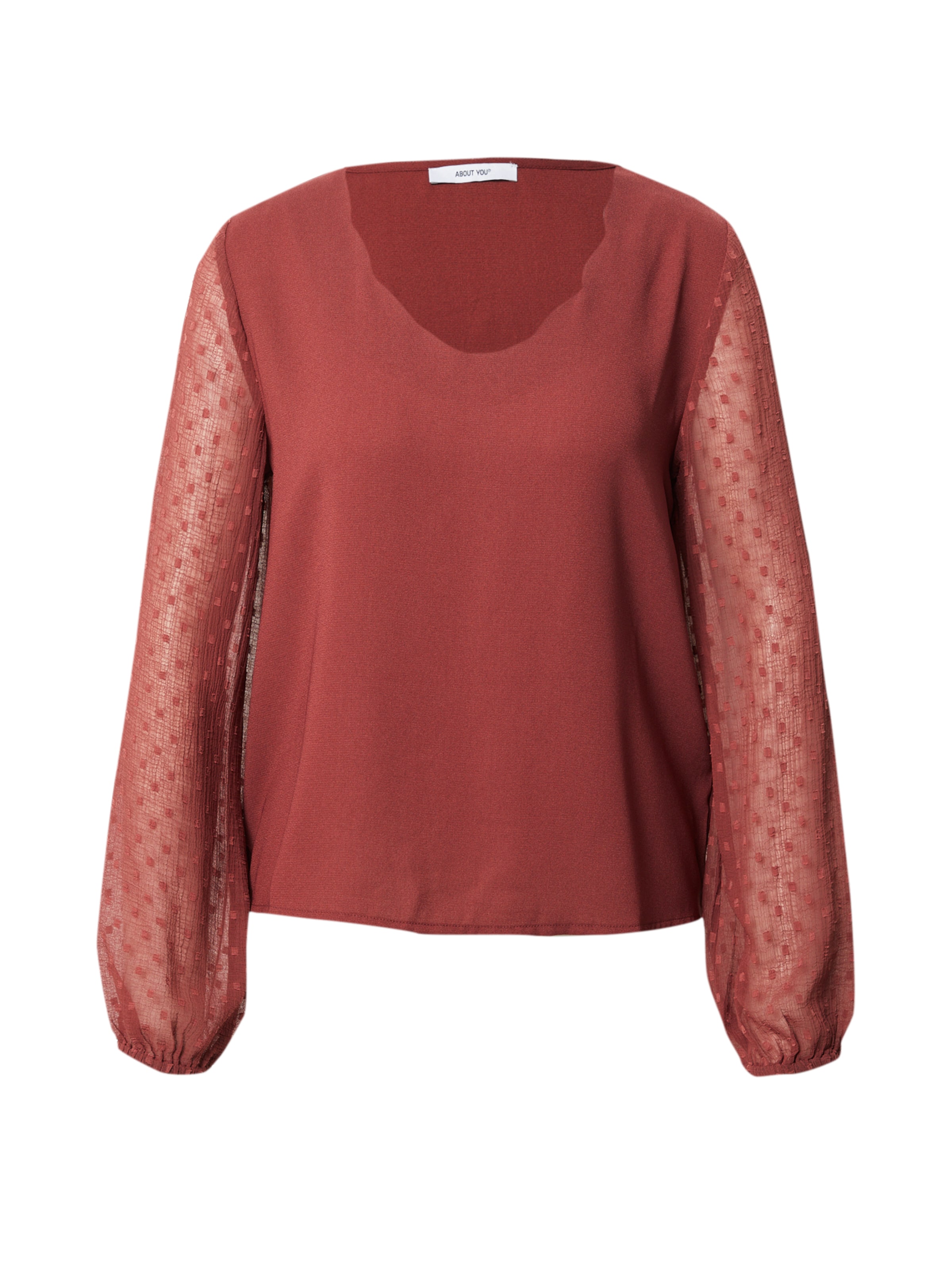 Chemisier 'Vivian' ABOUT YOU en rouge : devant