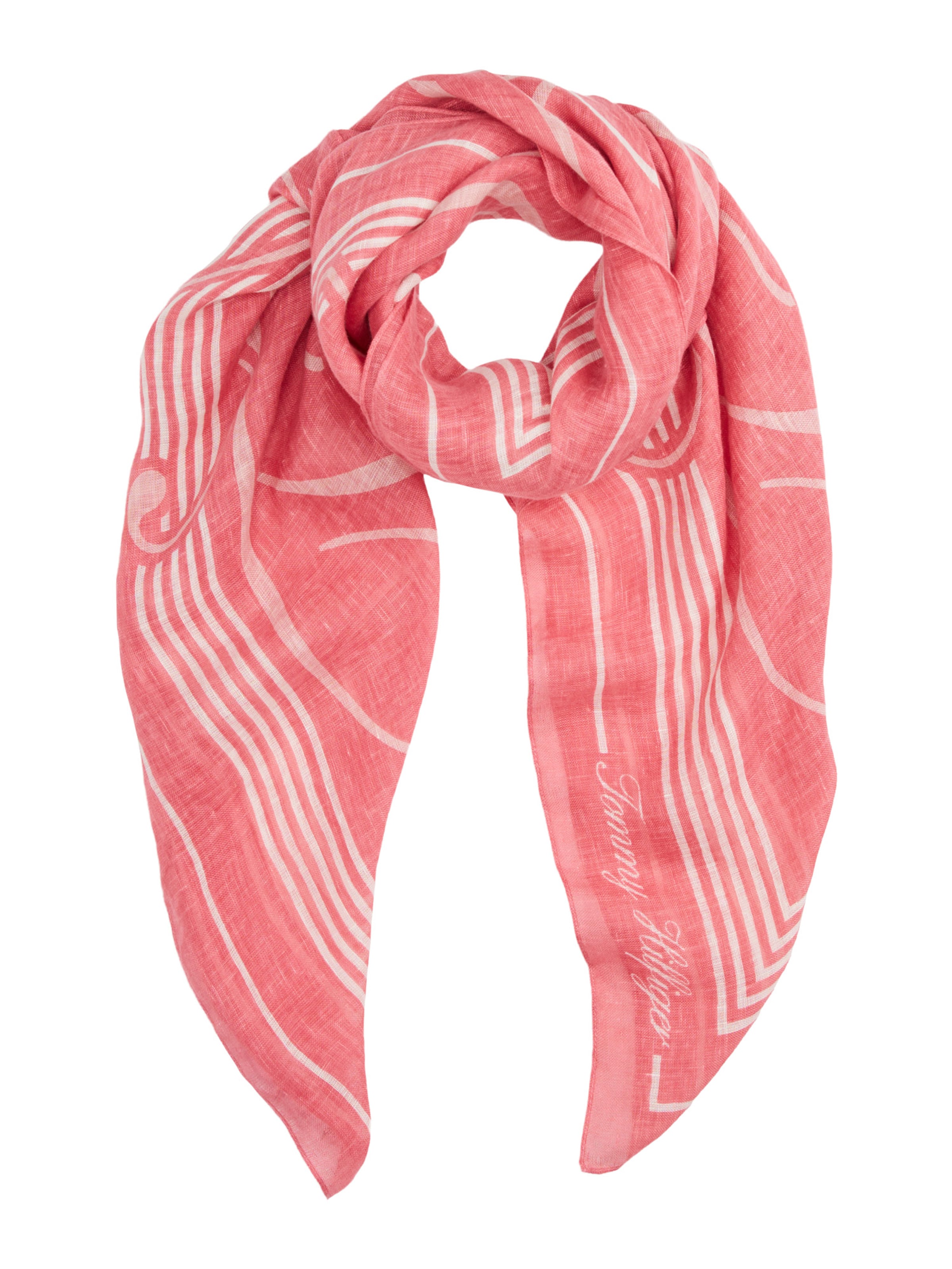 Foulard 'SUMMER' di TOMMY HILFIGER in rosa: frontale