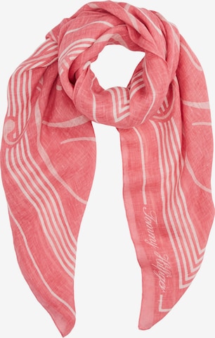 Foulard 'SUMMER' TOMMY HILFIGER en rose : devant