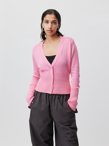 LeGer by Lena Gercke Knit Cardigan 'Emmy' in Pink: front