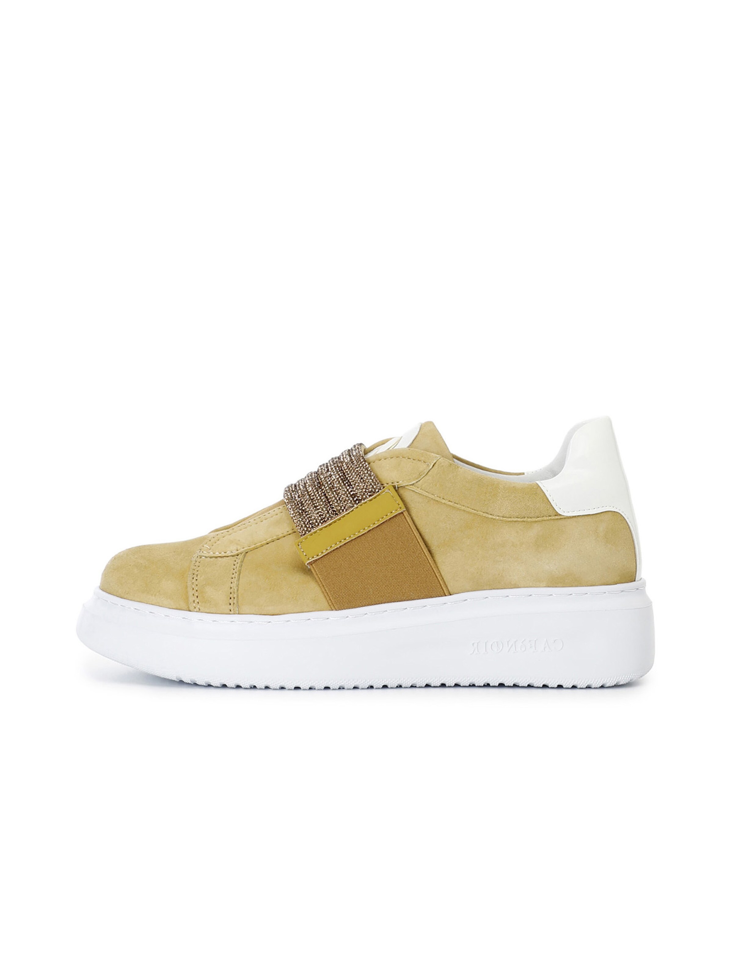 CAFè NOIR Turnschuhe in gelb, Produktansicht