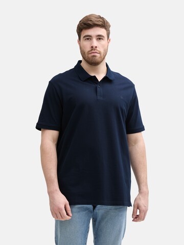 TOM TAILOR Men + Футболка в Синий: спереди